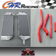 Load image into Gallery viewer, Aluminum radiator AND HOSE FOR Suzuki RM 125 RM125 2001-2008 2002 2003 2004
