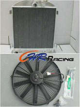 Load image into Gallery viewer, 64mm 3 core 1932 32 FORD HIBOY HI-BOY FORD engine aluminum radiator + FAN
