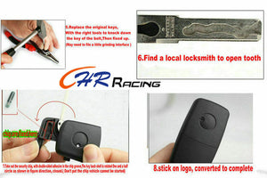 Remote Key Case Shell VW BEETLE JETTA PASSAT GOLF Rabbit MK4 MK5 R32 GTI