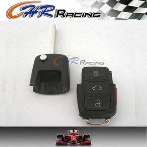 3+1 Remote Key Case Shell VW BEETLE JETTA PASSAT GOLF Rabbit MK4 MK5 R32 GTI NEW