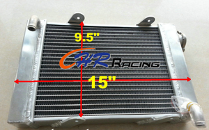 45MM aluminum alloy radiator FOR Go Kart go-kart karting 15" x 9.5" x 1.8"