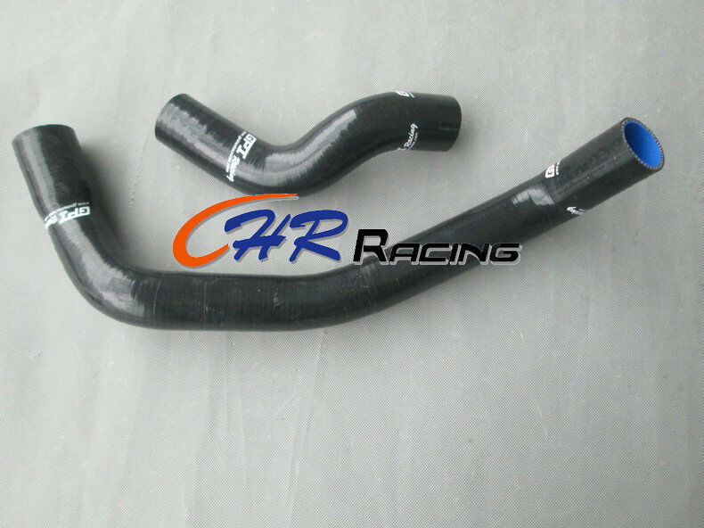 New Silicone Radiator Hose for NISSAN SKYLINE GT-R GTR R32 RB20DET BLACK