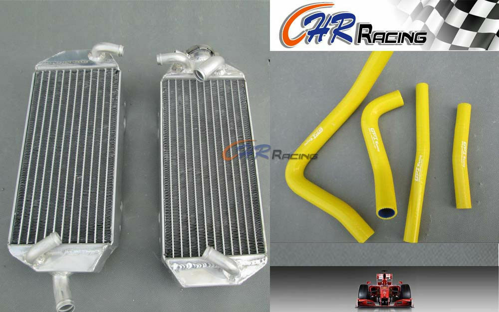 FOR Suzuki RM 250 RM250 2-stroke 1996 1997 1998 96 Aluminum radiator and hose